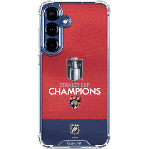 2025 Stanley Cup Champions Florida Panthers Galaxy S25 Clear Case